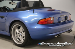 1998 BMW M Roadster in Estoril Blue Metallic over Estoril Blue & Black Nappa