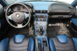 1998 BMW M Roadster in Estoril Blue Metallic over Estoril Blue & Black Nappa