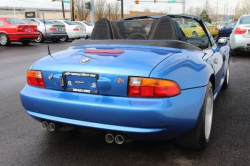 1998 BMW M Roadster in Estoril Blue Metallic over Estoril Blue & Black Nappa