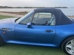 1998 BMW M Roadster in Estoril Blue Metallic over Estoril Blue & Black Nappa