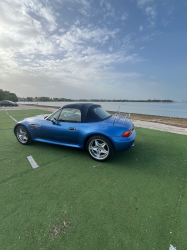 1998 BMW M Roadster in Estoril Blue Metallic over Estoril Blue & Black Nappa