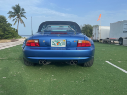 1998 BMW M Roadster in Estoril Blue Metallic over Estoril Blue & Black Nappa