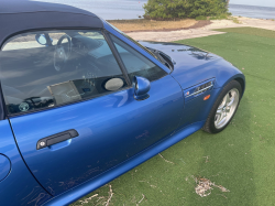 1998 BMW M Roadster in Estoril Blue Metallic over Estoril Blue & Black Nappa