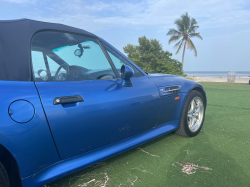 1998 BMW M Roadster in Estoril Blue Metallic over Estoril Blue & Black Nappa