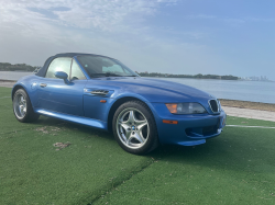 1998 BMW M Roadster in Estoril Blue Metallic over Estoril Blue & Black Nappa