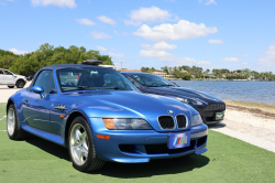 1998 BMW M Roadster in Estoril Blue Metallic over Estoril Blue & Black Nappa