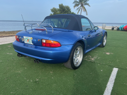 1998 BMW M Roadster in Estoril Blue Metallic over Estoril Blue & Black Nappa