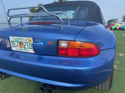 1998 BMW M Roadster in Estoril Blue Metallic over Estoril Blue & Black Nappa