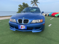 1998 BMW M Roadster in Estoril Blue Metallic over Estoril Blue & Black Nappa