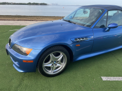 1998 BMW M Roadster in Estoril Blue Metallic over Estoril Blue & Black Nappa