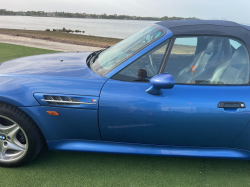 1998 BMW M Roadster in Estoril Blue Metallic over Estoril Blue & Black Nappa