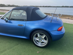 1998 BMW M Roadster in Estoril Blue Metallic over Estoril Blue & Black Nappa