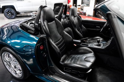 1998 BMW M Roadster in Boston Green Metallic over Black Nappa