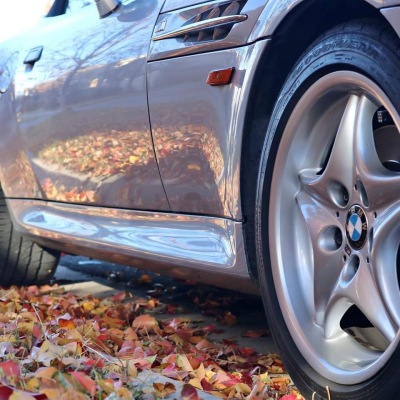 1998 BMW M Roadster in Arctic Silver Metallic over Black Nappa