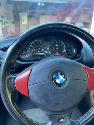 1998 BMW M Roadster in Imola Red 2 over Imola Red & Black Nappa