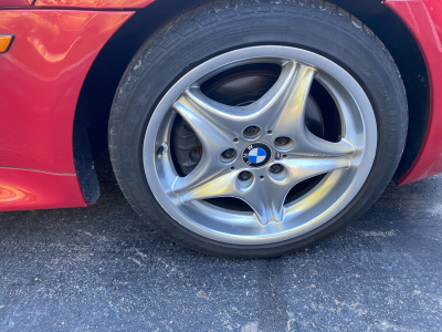 1998 BMW M Roadster in Imola Red 2 over Imola Red & Black Nappa