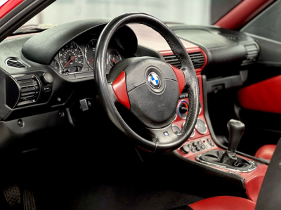 1998 BMW M Roadster in Imola Red 2 over Imola Red & Black Nappa