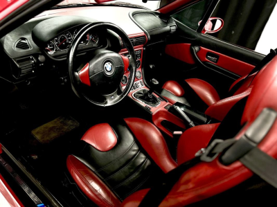 1998 BMW M Roadster in Imola Red 2 over Imola Red & Black Nappa