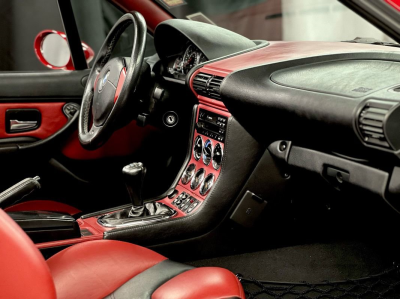 1998 BMW M Roadster in Imola Red 2 over Imola Red & Black Nappa