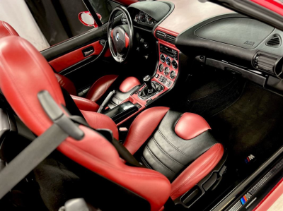 1998 BMW M Roadster in Imola Red 2 over Imola Red & Black Nappa