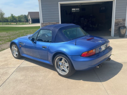 1998 BMW M Roadster in Estoril Blue Metallic over Estoril Blue & Black Nappa