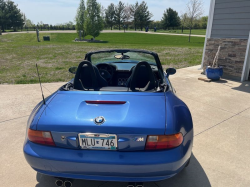 1998 BMW M Roadster in Estoril Blue Metallic over Estoril Blue & Black Nappa