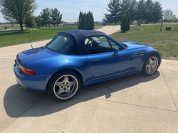 1998 BMW M Roadster in Estoril Blue Metallic over Estoril Blue & Black Nappa
