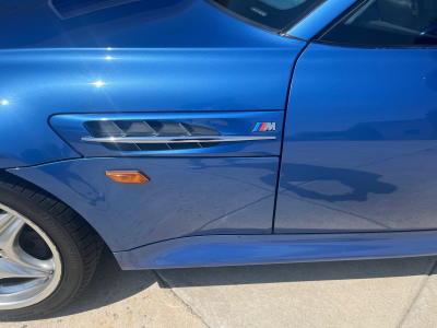 1998 BMW M Roadster in Estoril Blue Metallic over Estoril Blue & Black Nappa