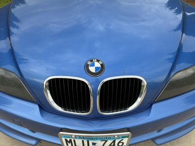 1998 BMW M Roadster in Estoril Blue Metallic over Estoril Blue & Black Nappa