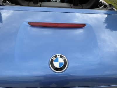 1998 BMW M Roadster in Estoril Blue Metallic over Estoril Blue & Black Nappa