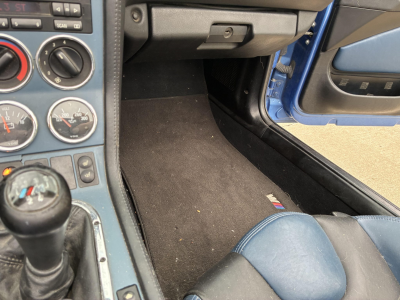 1998 BMW M Roadster in Estoril Blue Metallic over Estoril Blue & Black Nappa