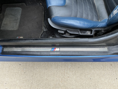 1998 BMW M Roadster in Estoril Blue Metallic over Estoril Blue & Black Nappa