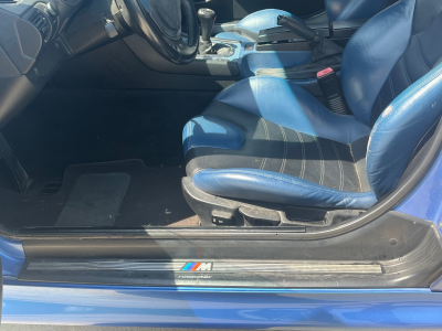 1998 BMW M Roadster in Estoril Blue Metallic over Estoril Blue & Black Nappa