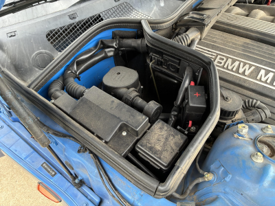 1998 BMW M Roadster in Estoril Blue Metallic over Estoril Blue & Black Nappa