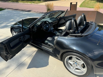 1998 BMW M Roadster in Cosmos Black Metallic over Dark Gray & Black Nappa