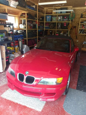 1998 BMW M Roadster in Imola Red 2 over Black Nappa
