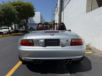 1998 BMW M Roadster in Arctic Silver Metallic over Imola Red & Black Nappa