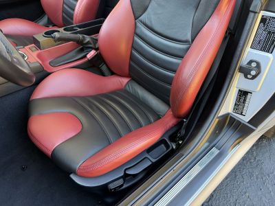 1998 BMW M Roadster in Arctic Silver Metallic over Imola Red & Black Nappa