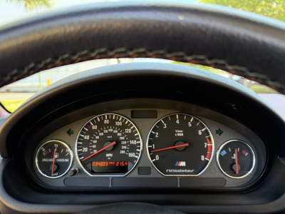 1998 BMW M Roadster in Arctic Silver Metallic over Imola Red & Black Nappa