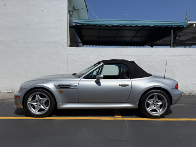 1998 BMW M Roadster in Arctic Silver Metallic over Imola Red & Black Nappa