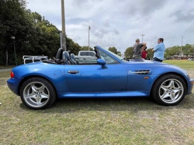 1998 BMW M Roadster in Estoril Blue Metallic over Estoril Blue & Black Nappa