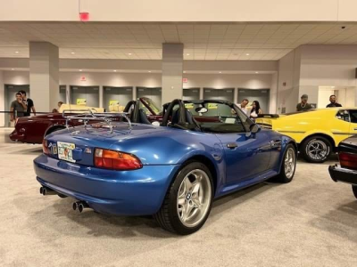 1998 BMW M Roadster in Estoril Blue Metallic over Estoril Blue & Black Nappa