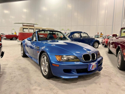 1998 BMW M Roadster in Estoril Blue Metallic over Estoril Blue & Black Nappa