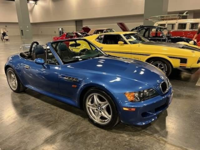 1998 BMW M Roadster in Estoril Blue Metallic over Estoril Blue & Black Nappa