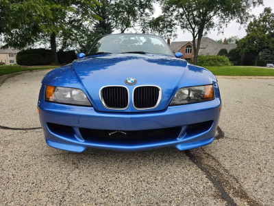 1998 BMW M Roadster in Estoril Blue Metallic over Estoril Blue & Black Nappa