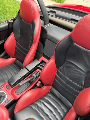 1998 BMW M Roadster in Imola Red 2 over Imola Red & Black Nappa