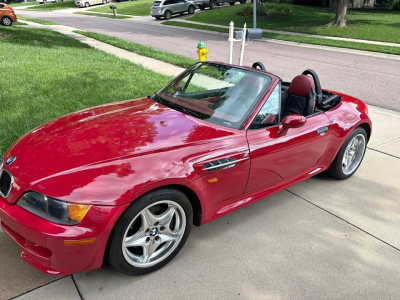 1998 BMW M Roadster in Imola Red 2 over Imola Red & Black Nappa