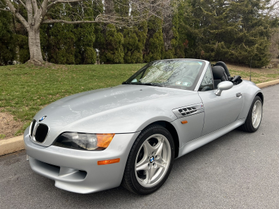 1998 BMW M Roadster in Arctic Silver Metallic over Black Nappa
