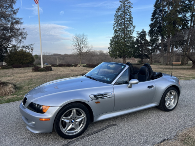 1998 BMW M Roadster in Arctic Silver Metallic over Black Nappa