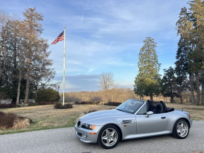 1998 BMW M Roadster in Arctic Silver Metallic over Black Nappa